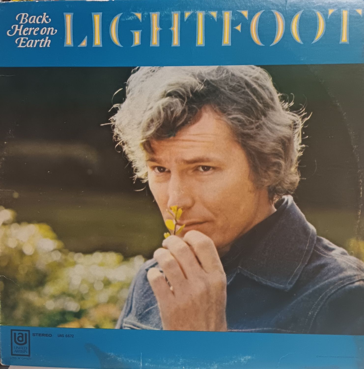 GORDON LIGHTFOOT - BACK HERE ON EARTH