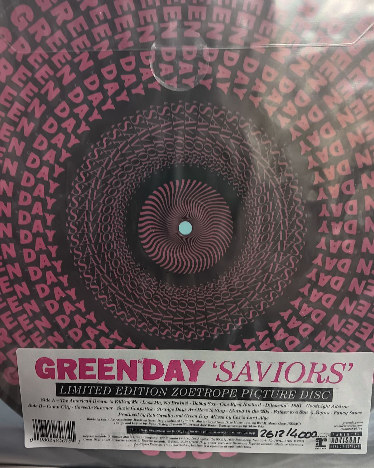 GREEN DAY - SAVIORS (PICTURE DISC)