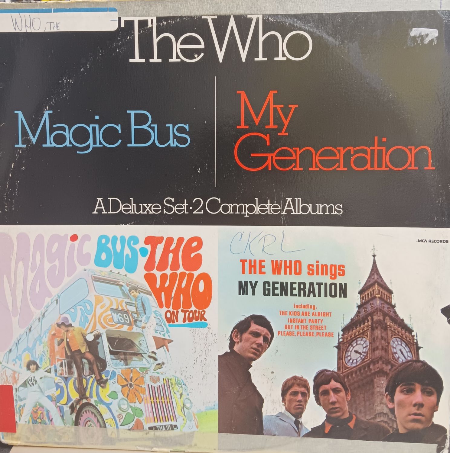 THE WHO - MAGIC BUS / THE WHO SINGS MY GENERATION