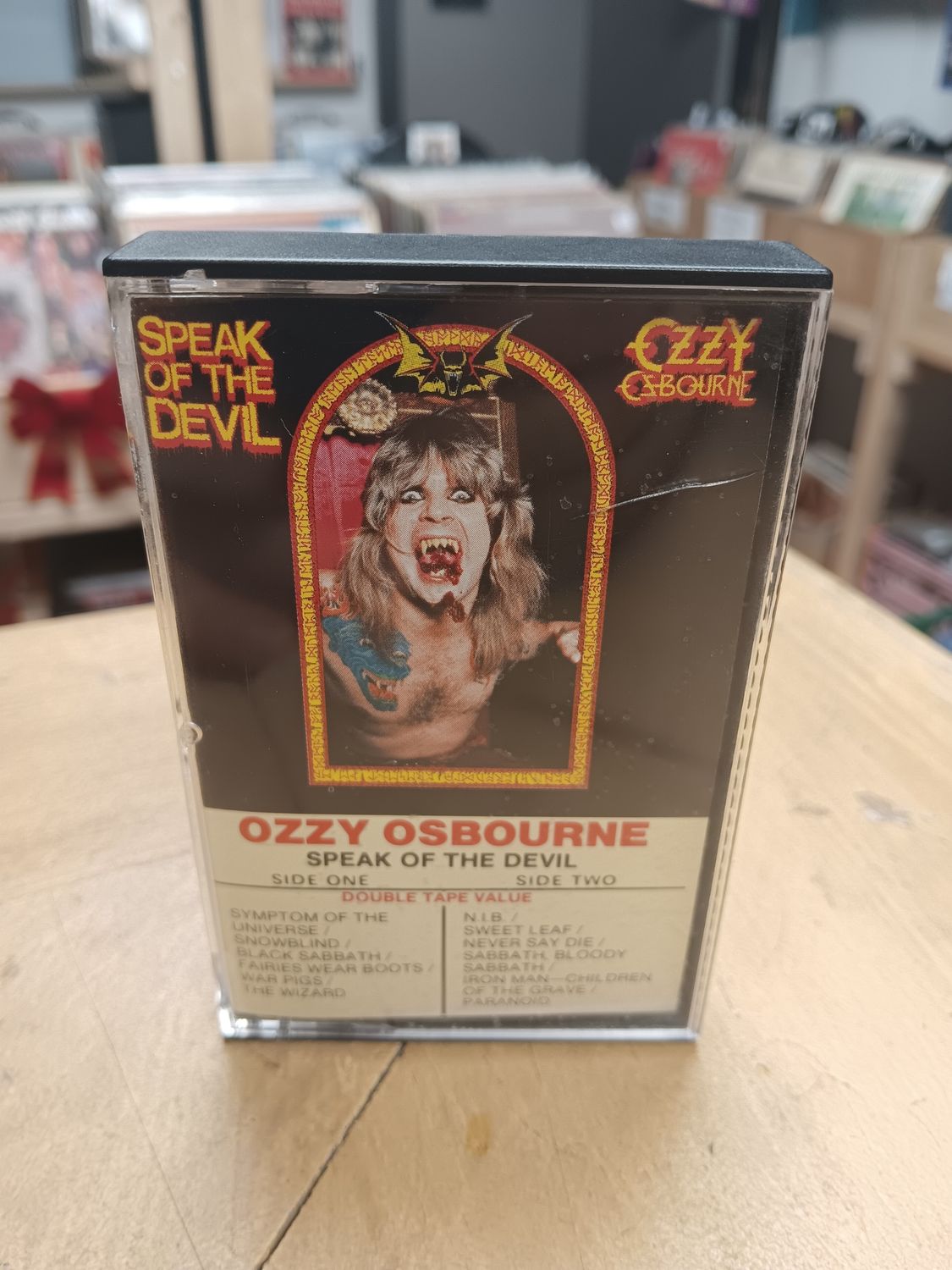 OZZY OSBOURNE - SPEAK OF THE DEVIL (CASSETTE)