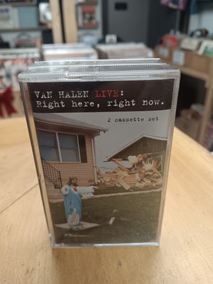 VAN HALEN - LIVE : RIGHT HERE RIGHT NOW (CASSETTE)