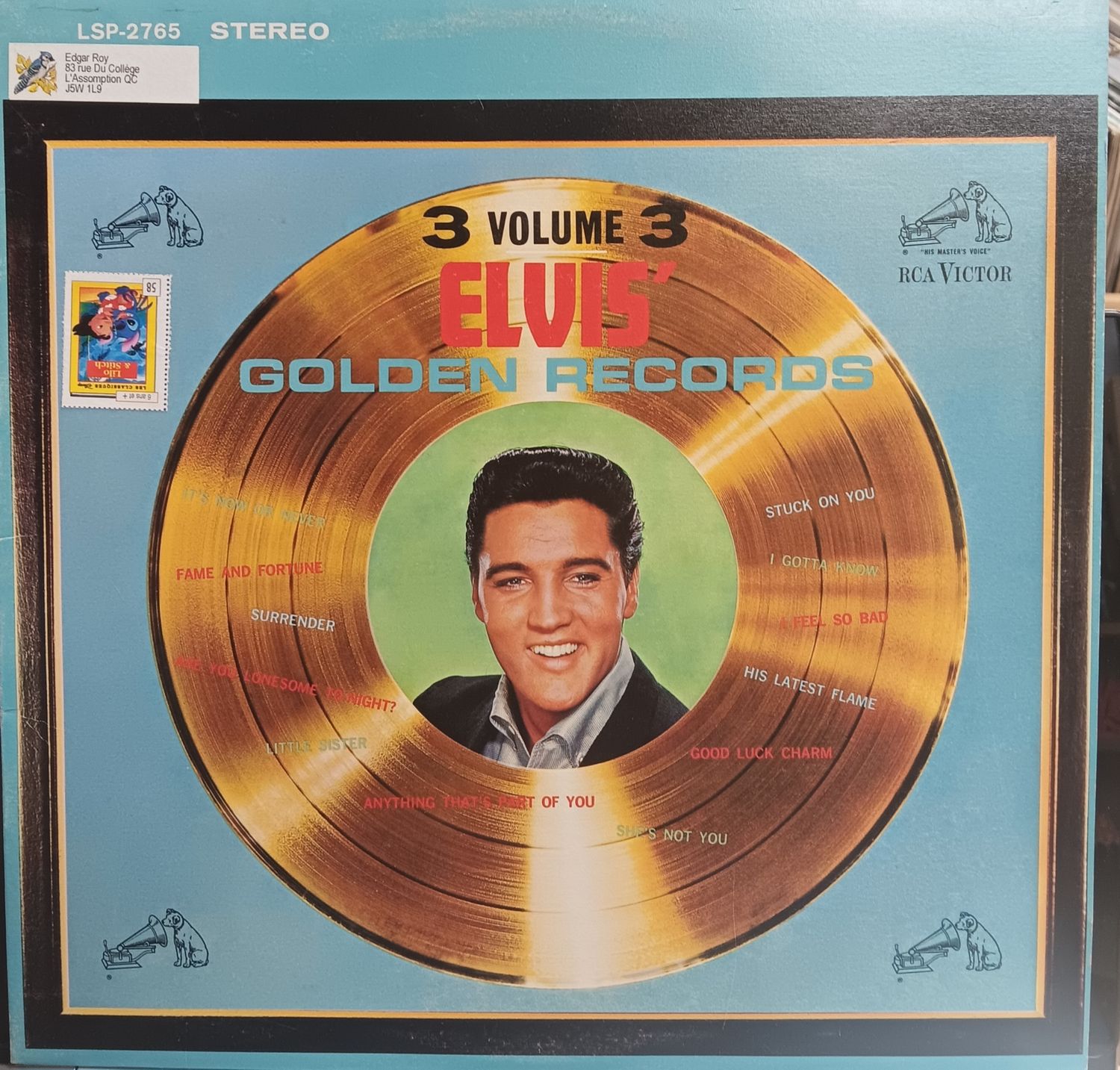 ELVIS PRESLEY - ELVIS GOLDEN RECORDS VOLUME 3