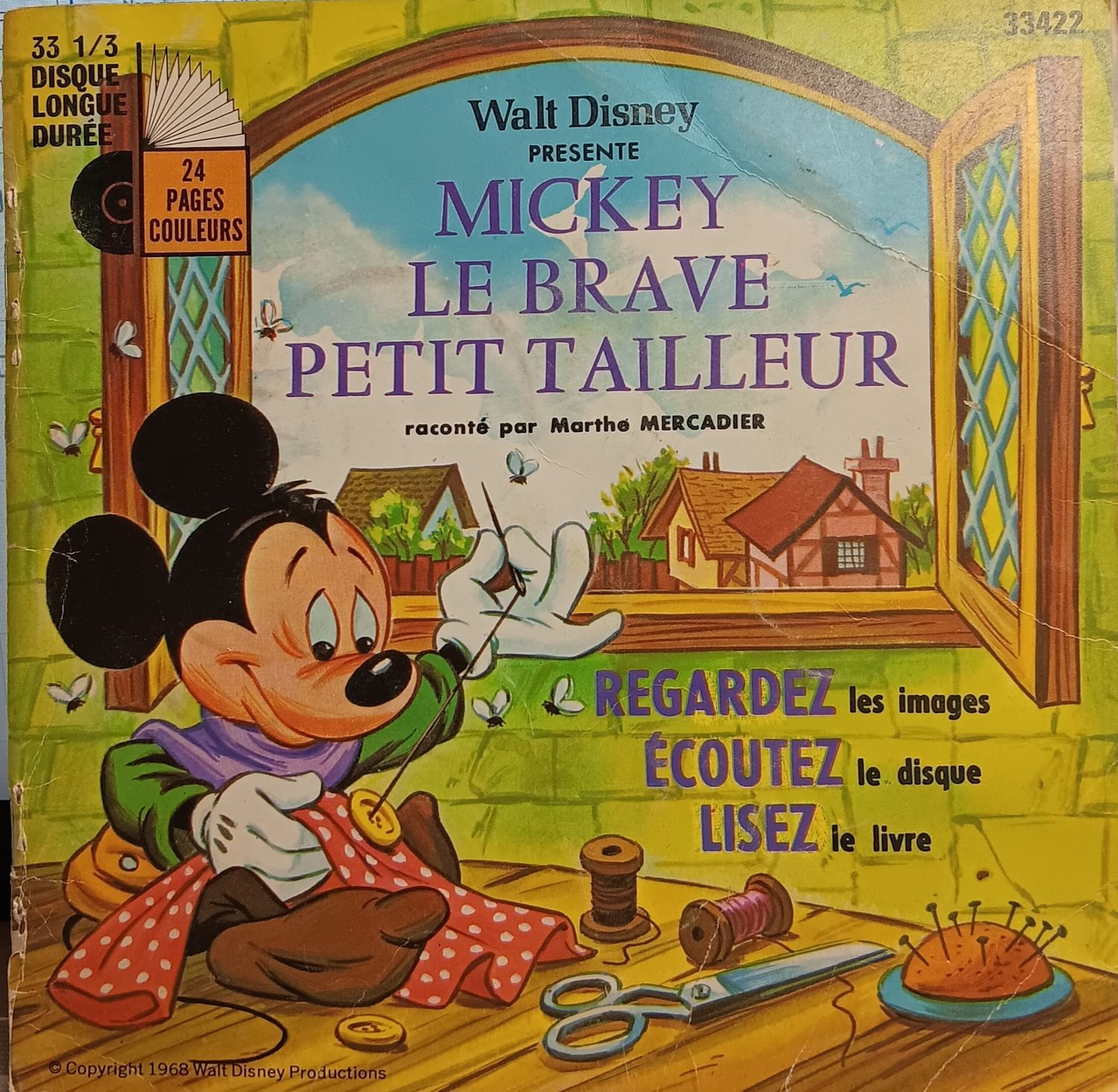 DISNEY - MICKEY LE BRAVE PETIT TAILLEUR (7" 33RPM)