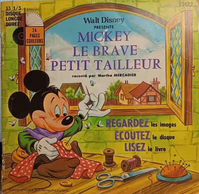 DISNEY - MICKEY LE BRAVE PETIT TAILLEUR (7" 33RPM)