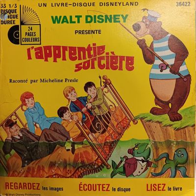 DISNEY - L'APPRENTIE SORCIÈRE (7" 33 RPM)