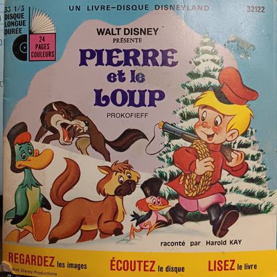 DISNEY - PIERRE ET LE LOUP (7" 33 RPM)