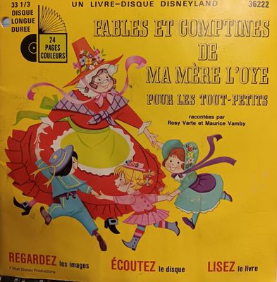 DISNEY - FABLES ET COMPTINES DE MA MÈRE L'OYE (7" 33 RPM)