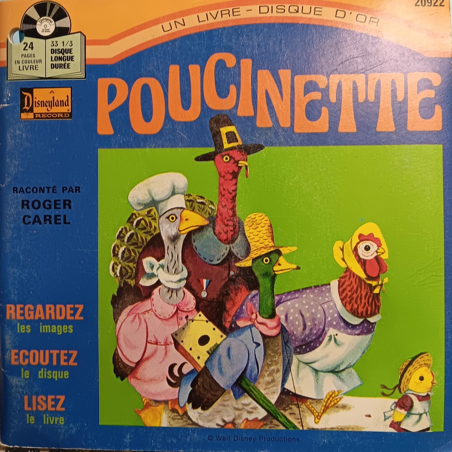 DISNEY - POUCINETTE (7" 33 RPM)