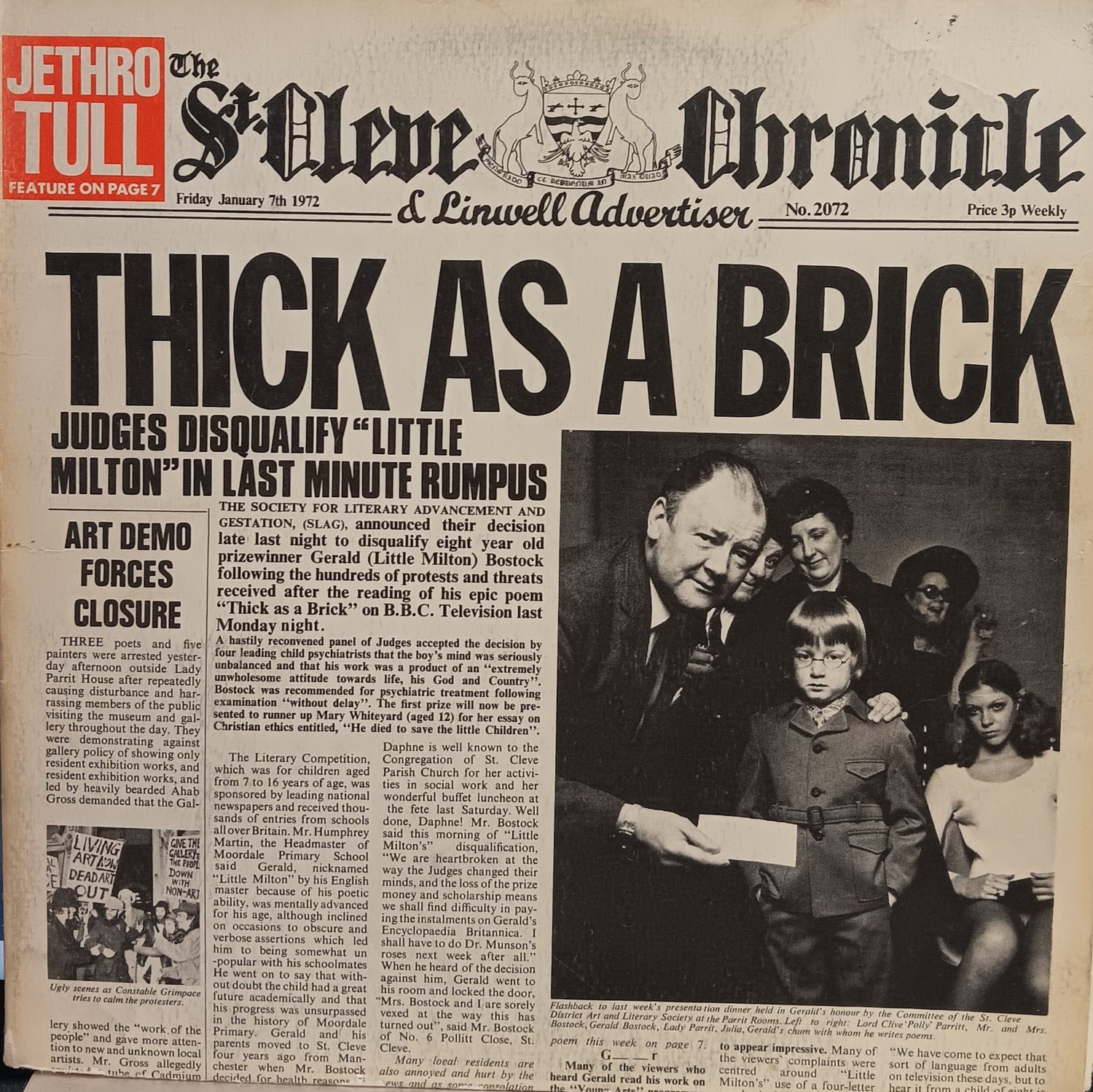 JETHRO TULL - THICK AS A BRICK