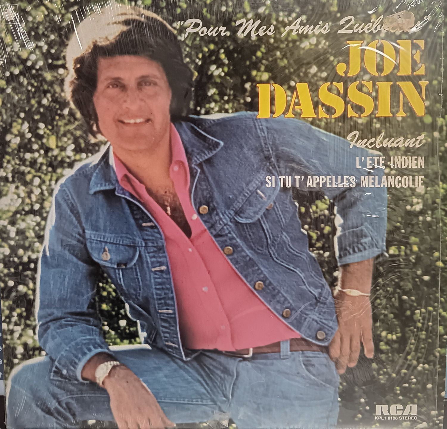 JOE DASSIN - POUR MES AMIS QUÉBÉCOIS