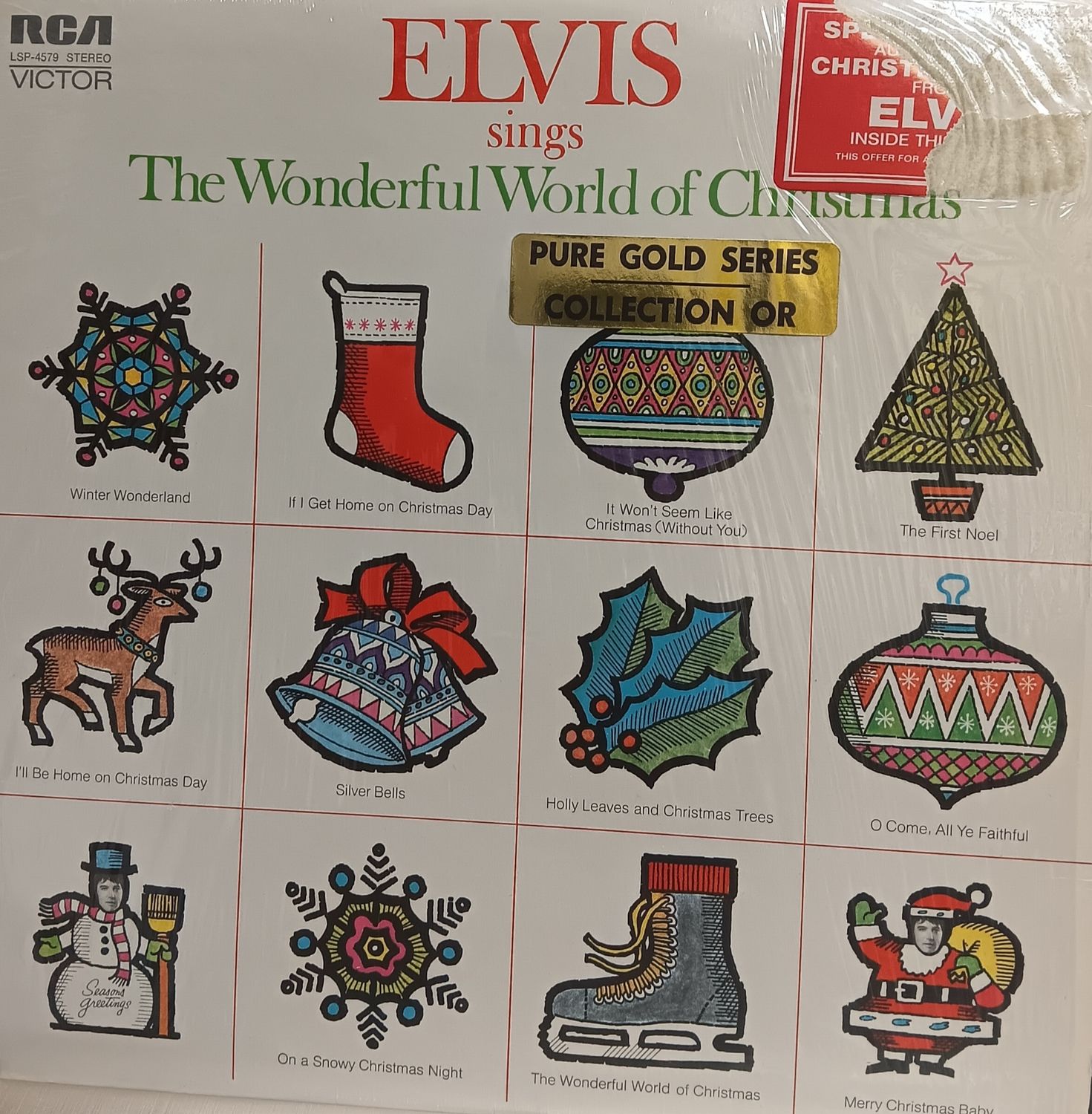 ELVIS PRESLEY - ELVIS SINGS THE WONDERFUL WORLD OF CHRISTMAS