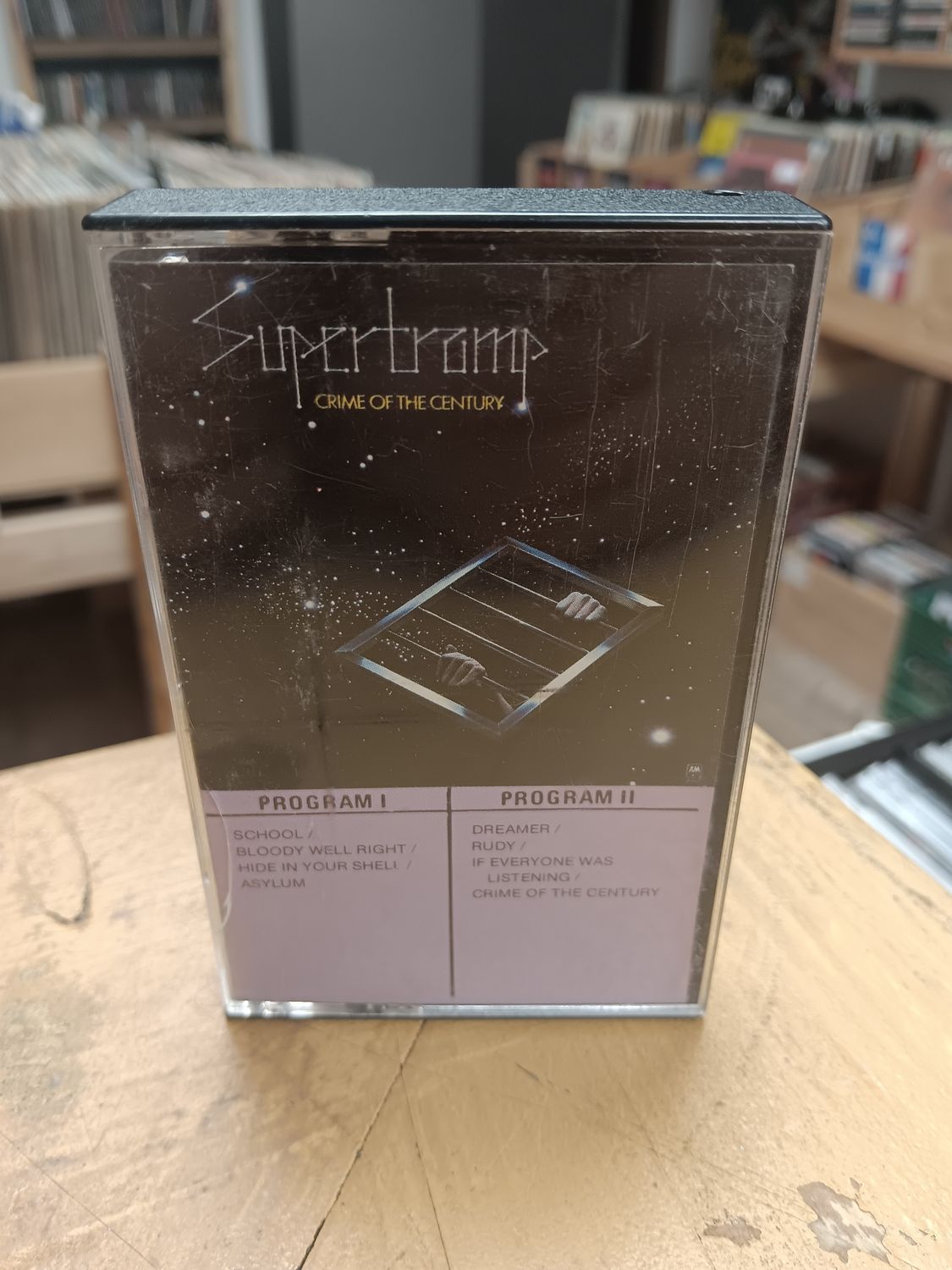 SUPERTRAMP - CRIME OF THE CENTURY (CASSETTE)