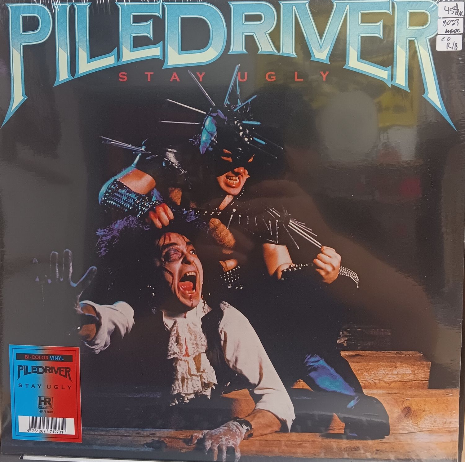 PILEDRIVER - STAY UGLY (RED / BLUE) NEUF
