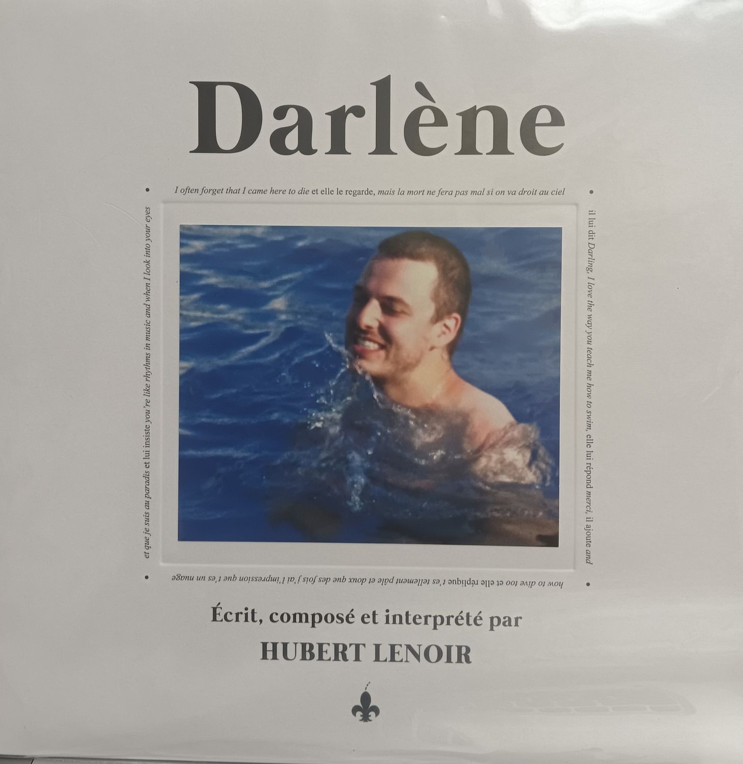 HUBERT LENOIR - DARLÈNE (NUMÉROTÉ / BLEU)