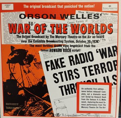 ORSON WELLS - WAR OF THE WORLD