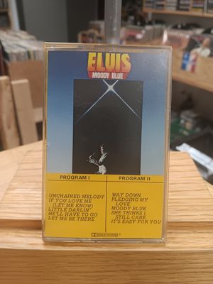ELVIS PRESLEY - MOODY BLUE (CASSETTE)