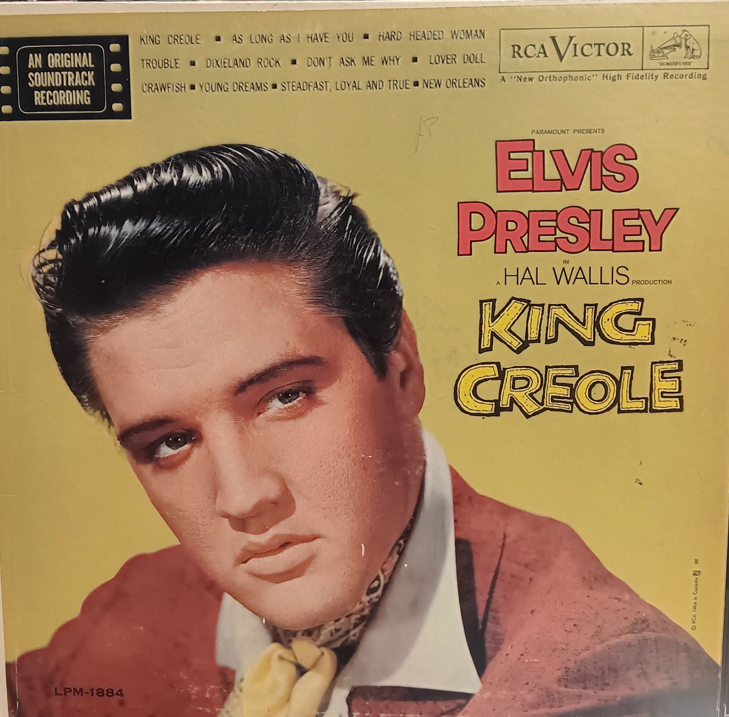 ELVIS PRESLEY  - KING CREOLE (1962 - VG)