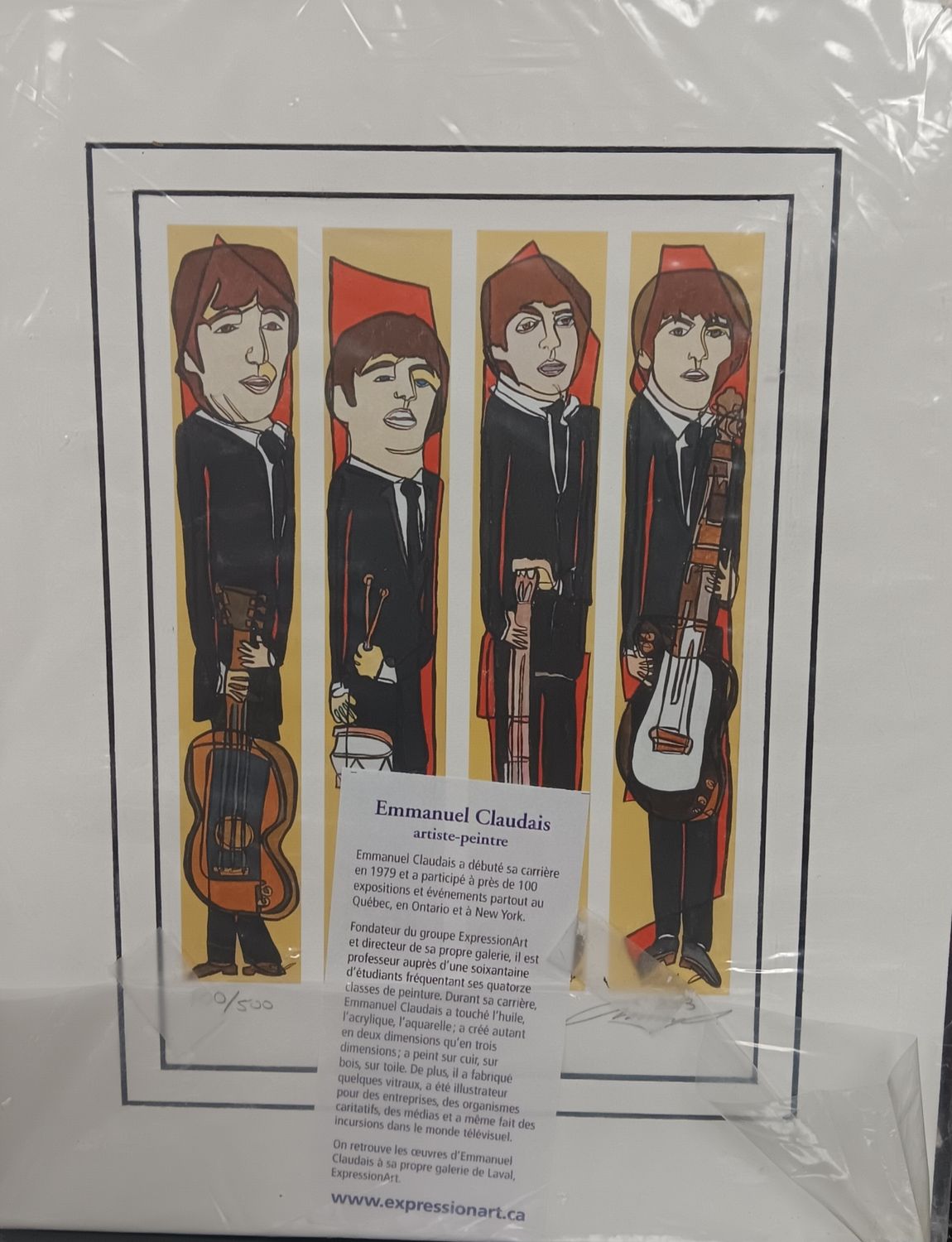 IMPRESSION THE BEATLES PAR EMMANUEL CLAUDAIS