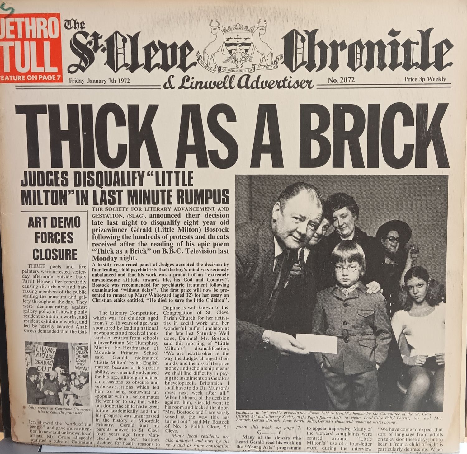 JETHRO TULL - THICK AS A BRICK