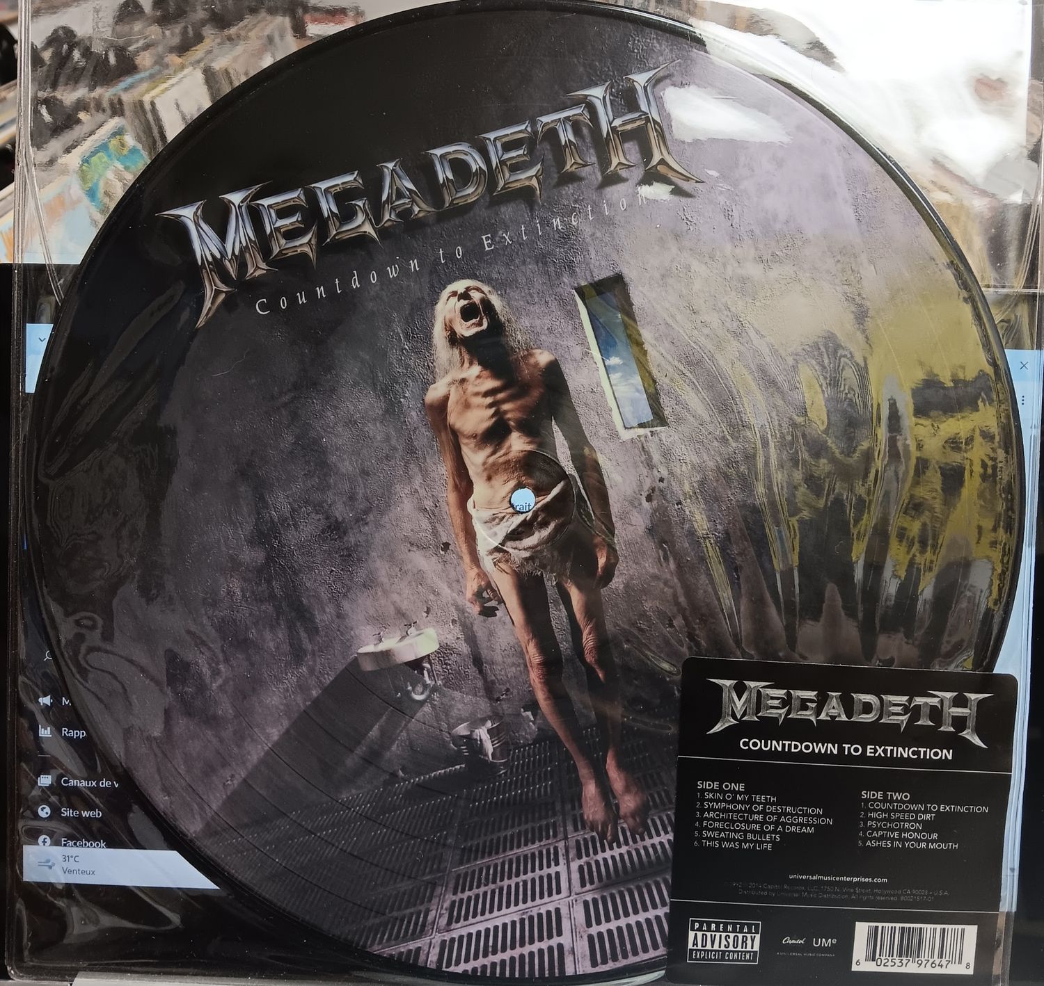 MEGADETH - COUNTDOWN TO EXTINCTION (PICTURE DISC)