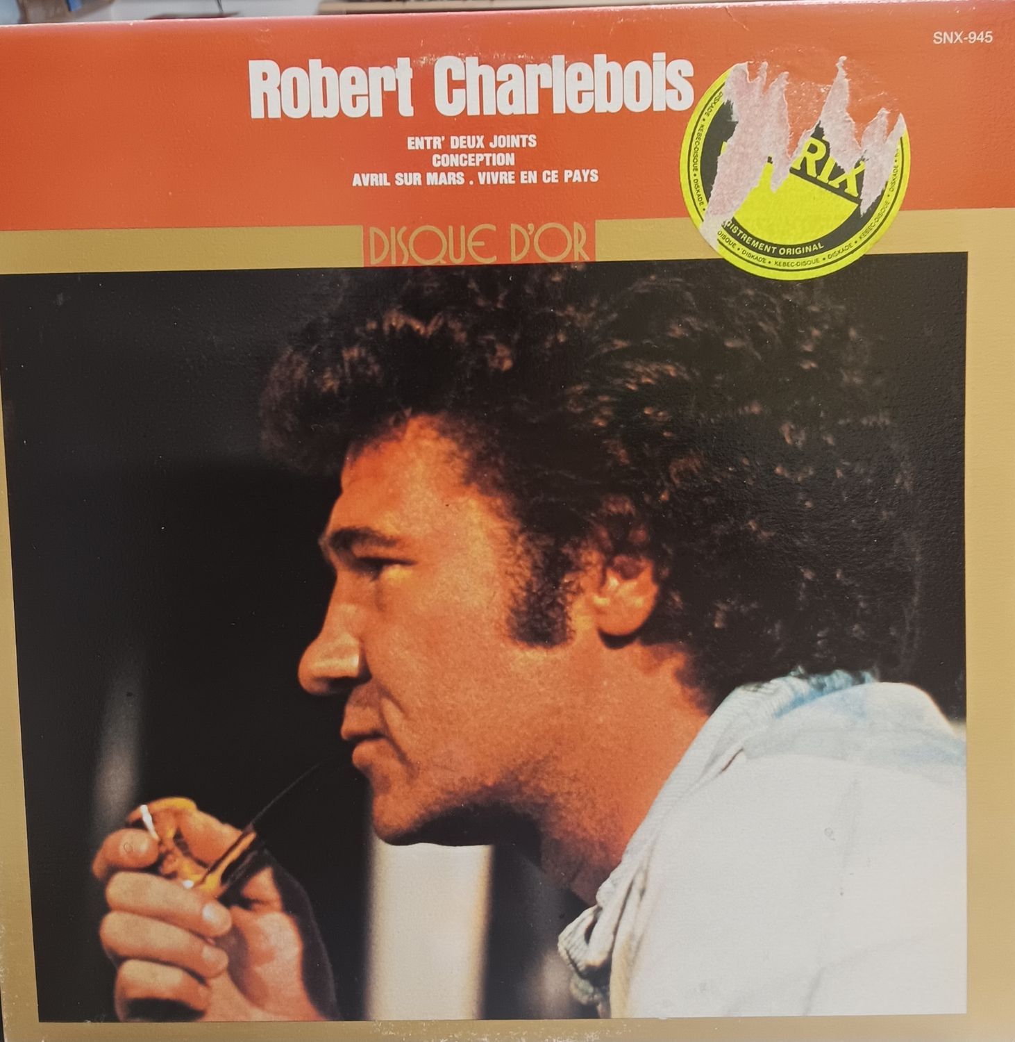 ROBERT CHARLEBOIS - DISQUE D'OR VOLUME 1