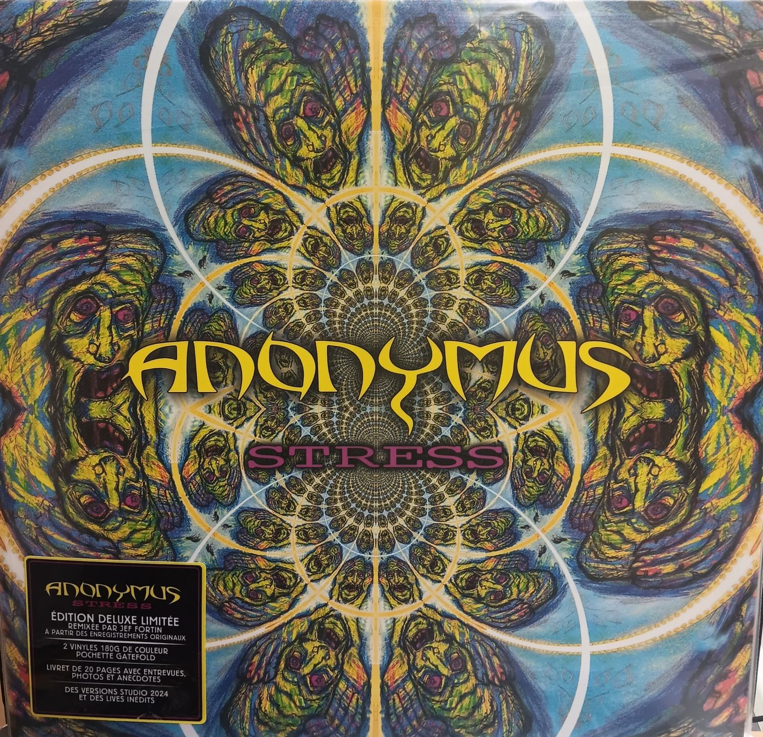 ANONYMUS - STRESS (BLEU &amp; VERT)