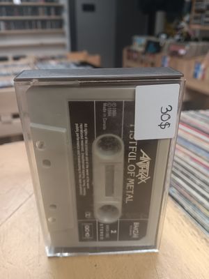 ANTHRAX - FISTFUL OF METAL (BANZAI CASSETTE NO COVER)
