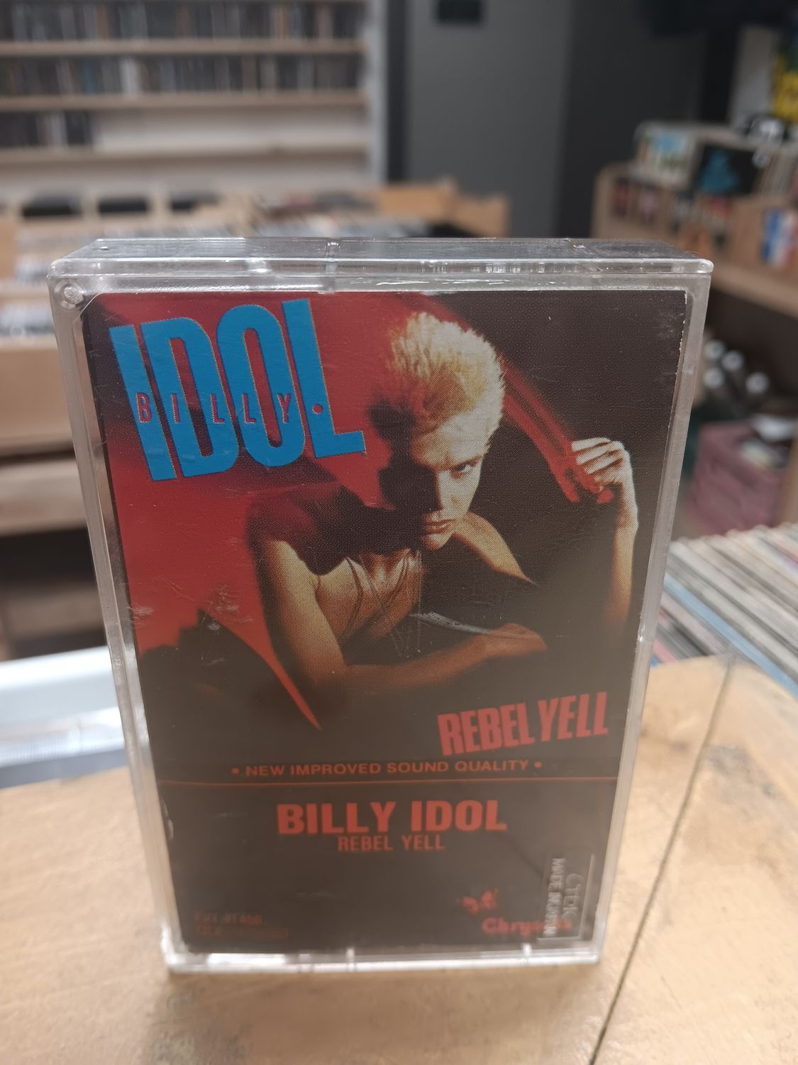 BILLY IDOL - REBEL YELL (CASSETTE)