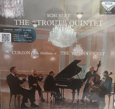 CURZON WITH MEMBERS OF THE VIENNA OCTET - SCHUBERT THE TROUT QUINTET