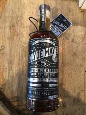 Clyde May's Single Barrel 5yr Straight Bourbon Whiskey 