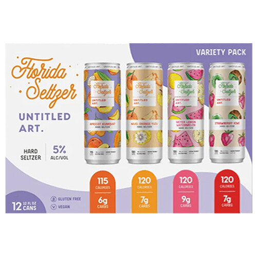 Untitled Art Florida Seltzer Variety Pack