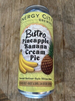 Energy City Bistro Pineapple Banana Cream Pie