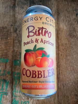 Energy City Bistro Peach &amp; Apricot Cobbler