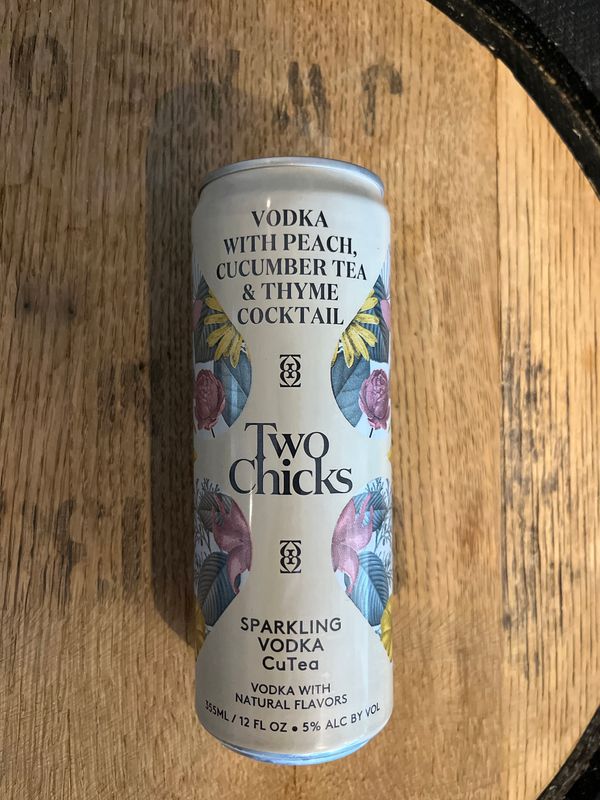 Two Chicks Peach Cucumber Vodka Cutea