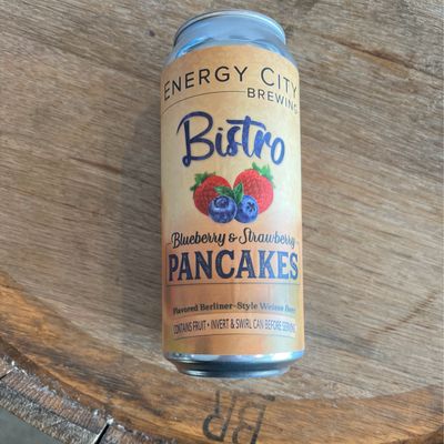 Energy City Bistro Blueberry and Strawberry Pancakes