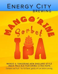 Energy City Mango&#39;rine Sorbet IPA