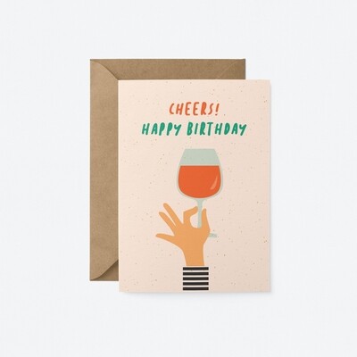 Happy Birthday Card (Cheers!)