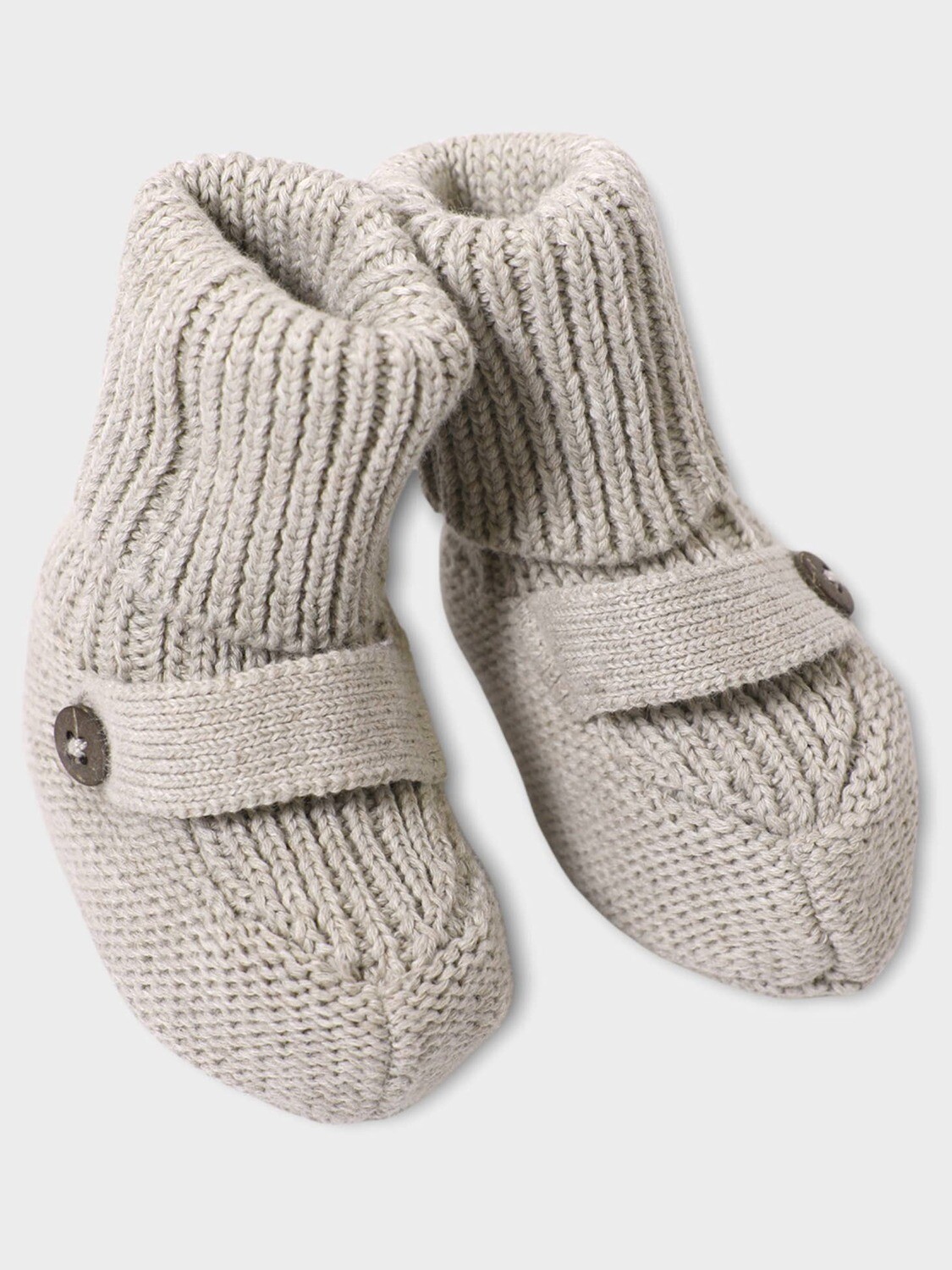 Milan Earthy Baby Booties Knit Sweater