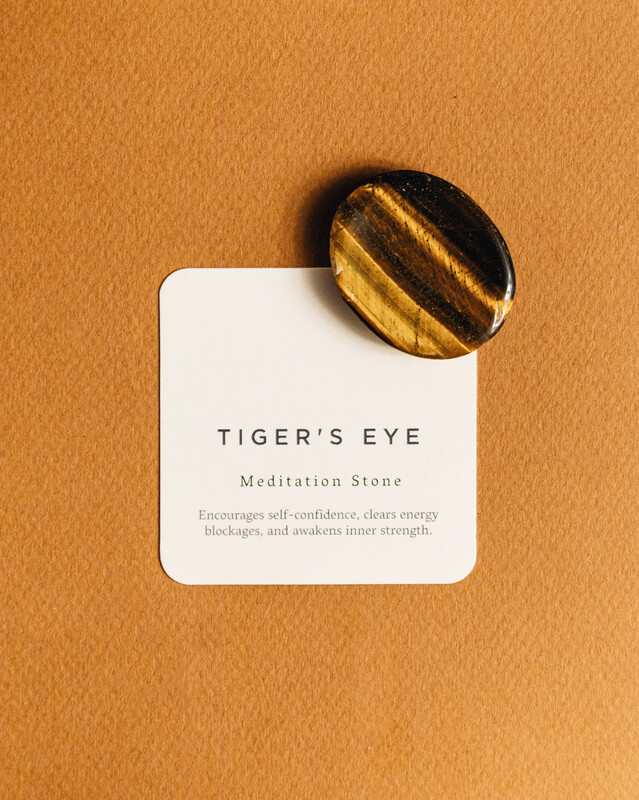 Tiger's Eye Meditation Stone (Gemini + Leo + Capricorn)