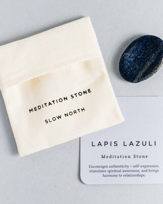 Lapis Lazuli Meditation Stone (Taurus + Virgo + Libra + Sagittarius)
