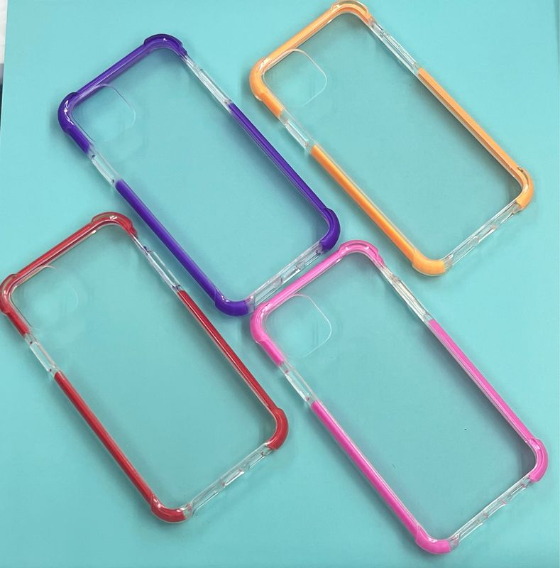Cover iPhone Clear Border Color