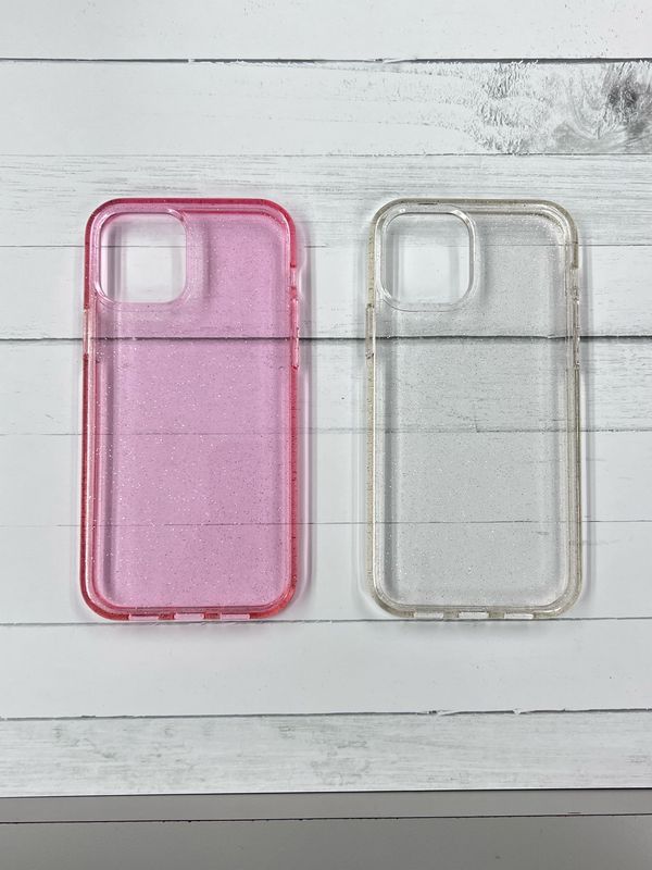 iPhone Transparente con brillos