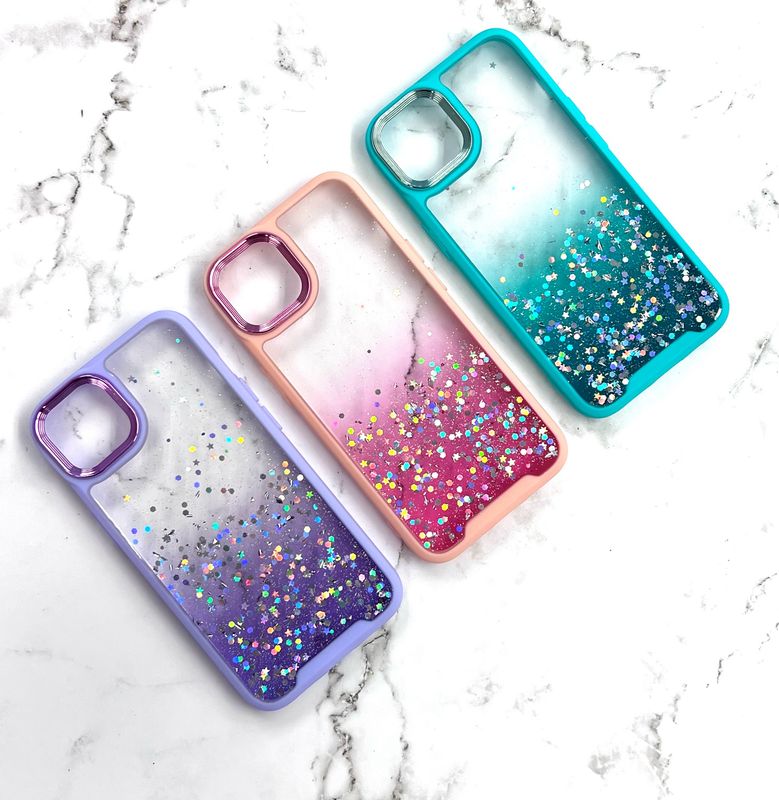 Cover iPhone Metallic Glitter