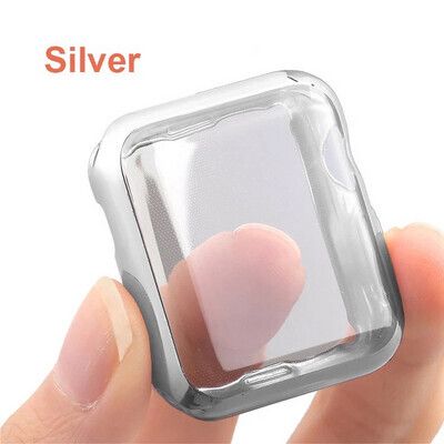 Watch Silicone Case Silver