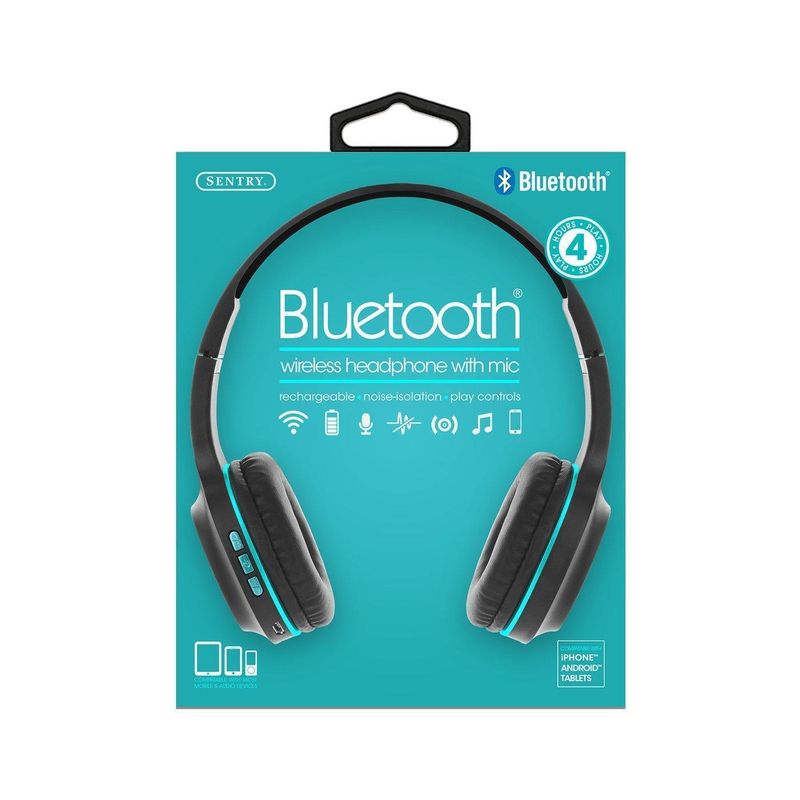 Bluetooth Headphone With Mic Aqua