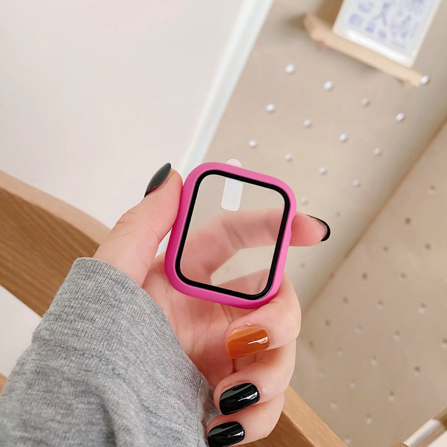 Watch Case Tempered Fucsia
