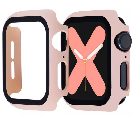 Watch Case Tempered Rosa Antiguo