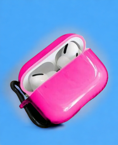 AirPod Case Pro Clear Fucsia