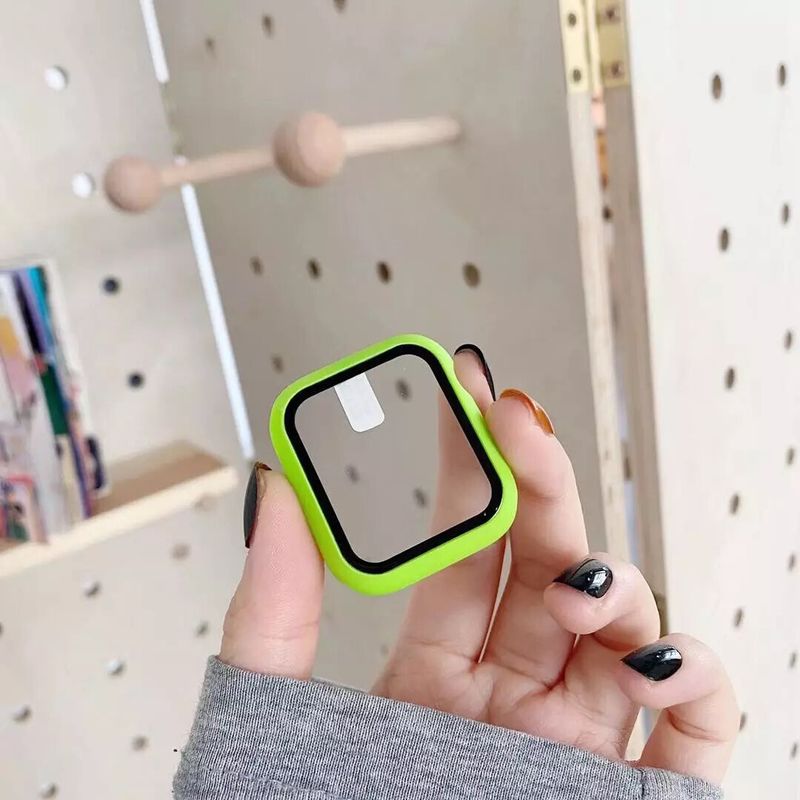 Watch Case Tempered Verde Neon