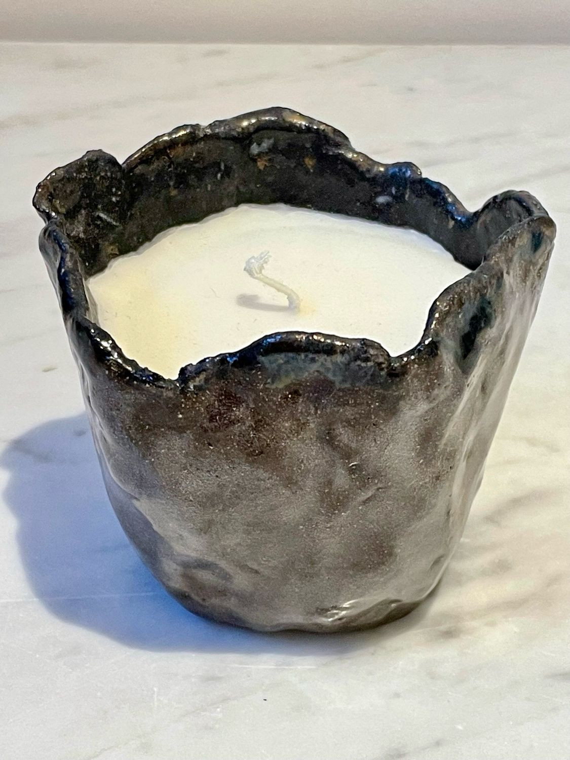 Speelse Pot met kaars (zonder geur)